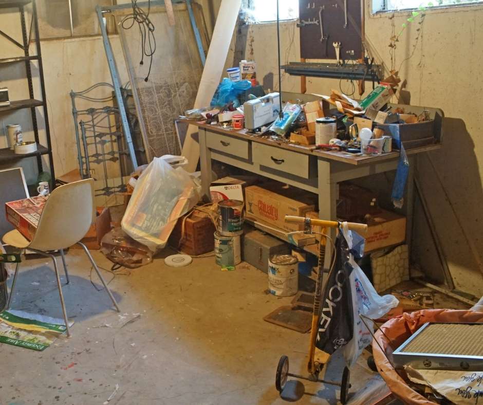 Attic and Basement Cleanup in NYC - messy basement