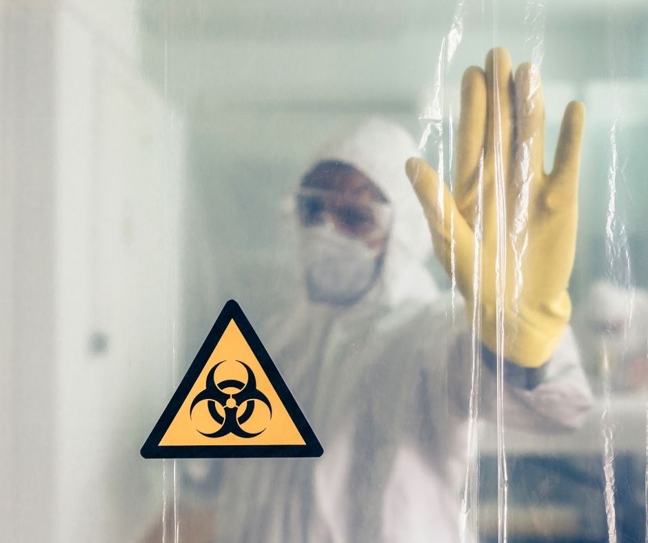 Biohazard Cleanup in NY - cleanup in progess
