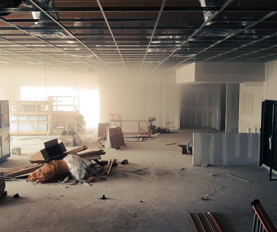 Construction Cleanup in New York - construction mess