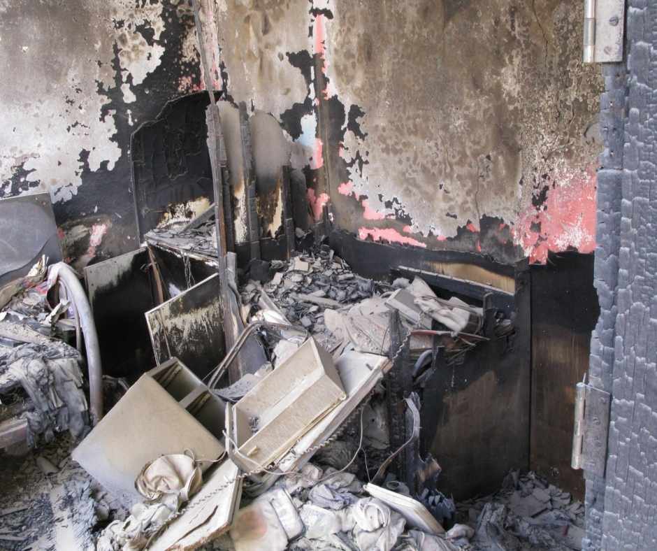 Fire Damage Cleanup in NY - after fire damaged