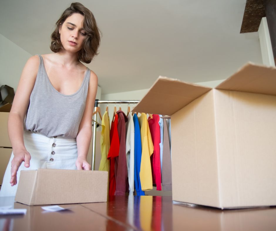 Retail Store Cleanout Service in New York - packing