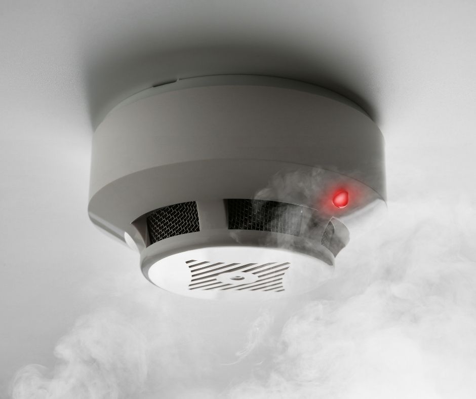 Smoke Damage Cleanup in NYC - smoke on fire detector