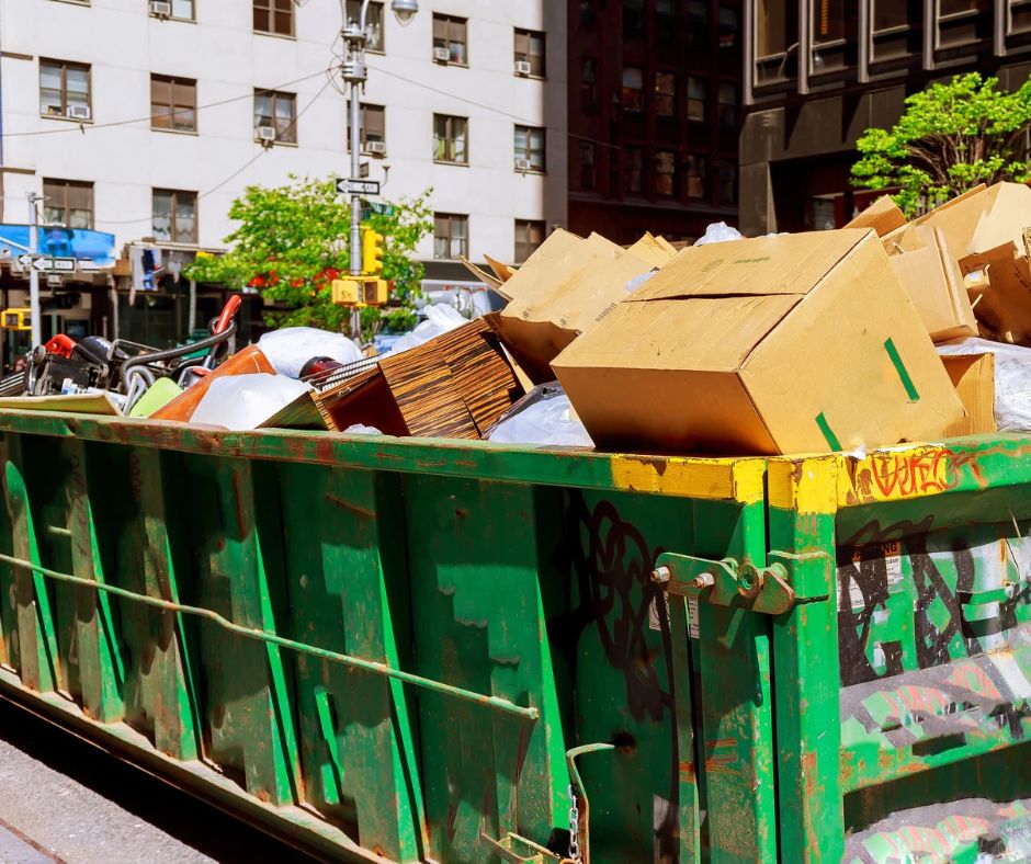 Commercial Junk Removal Benefits in NY - truck full of commercial junk